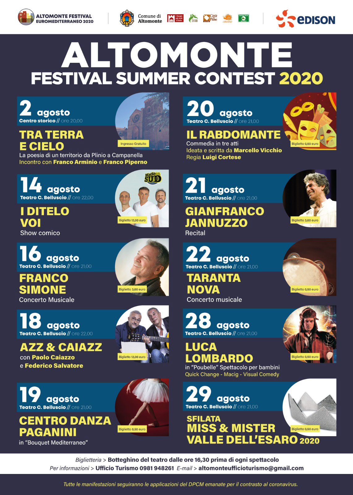 Altomonte Festival Summer Contest 2020 - Agosto